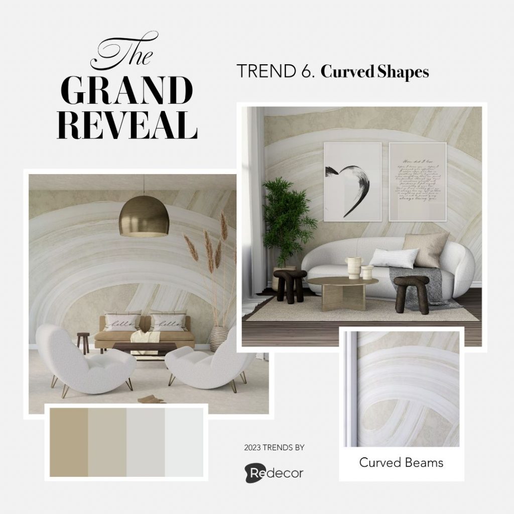 Interior Design Trend of 2023 Curved Shapes