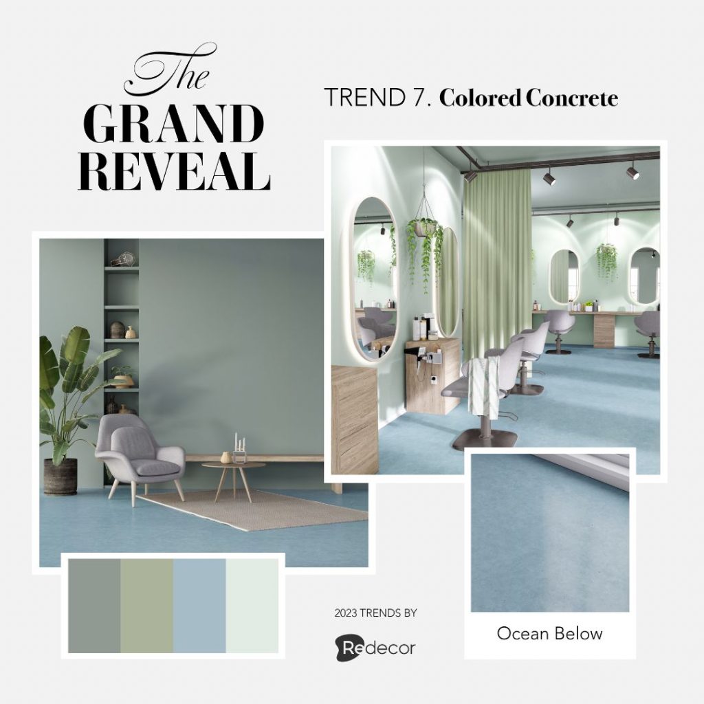 Interior Design Trend of 2023 Coloured Concrete