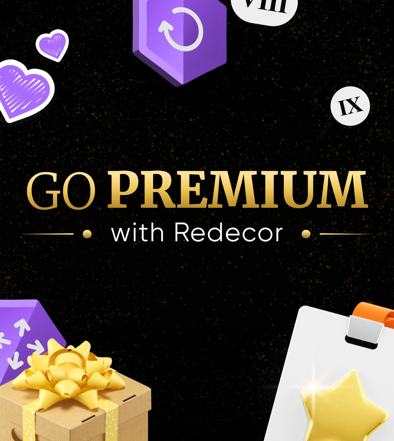 go premium banner redecor