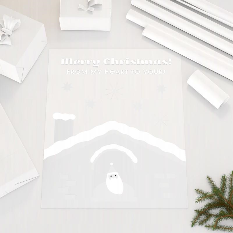 a blank christmas card waiting to be designed on redecor
