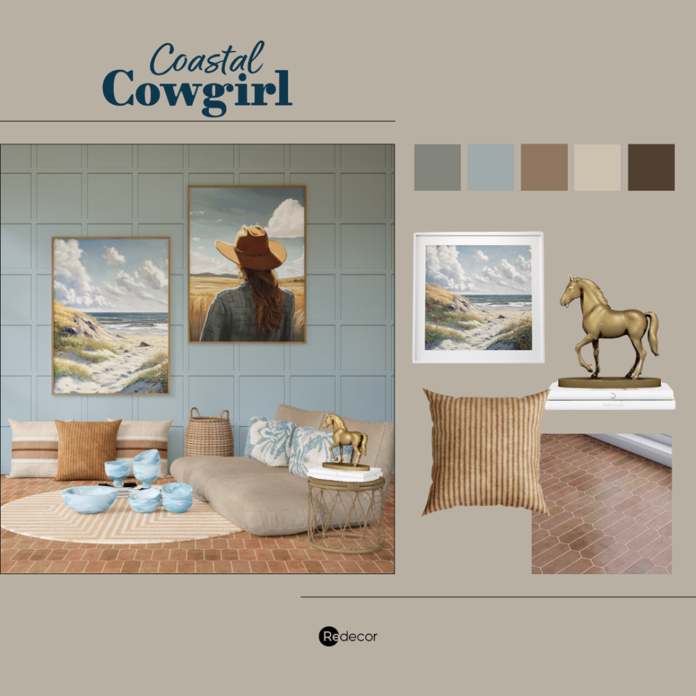 Coastal Cowgirl: The Interior Design Trend That’s Riding the Wave