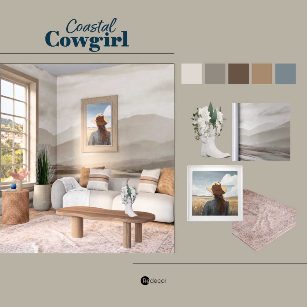 Coastal Cowgirl: The Interior Design Trend That’s Riding the Wave