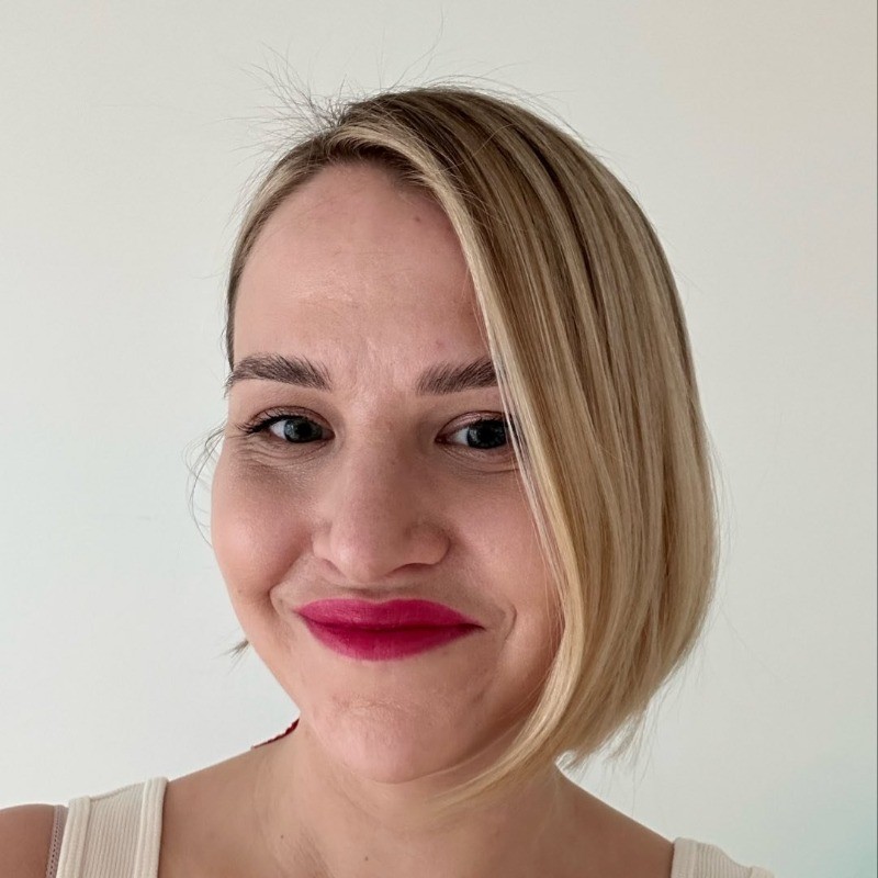 a picture of ekaterina afanasyeva, redecor's lead artist for the australia season