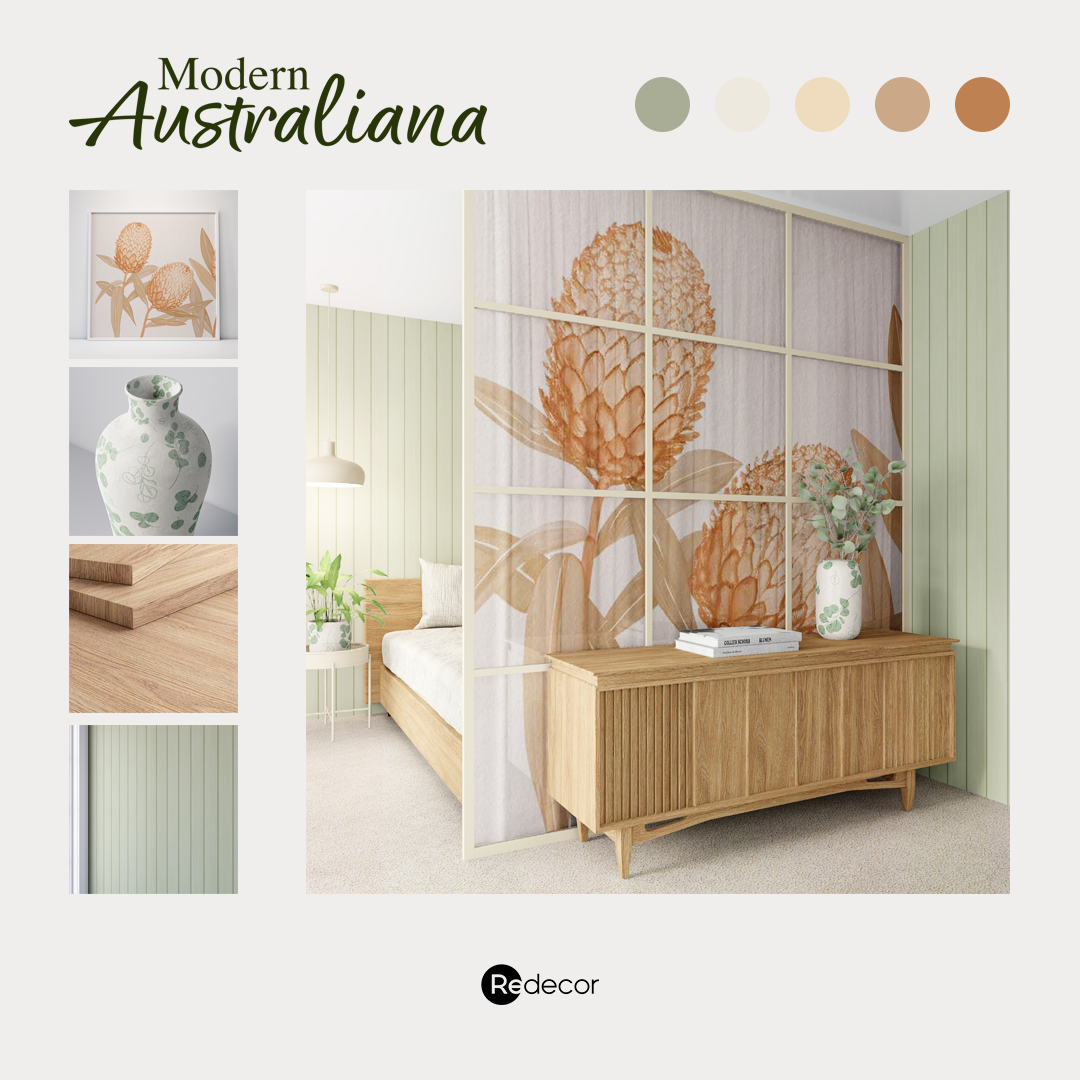 Room with australian design