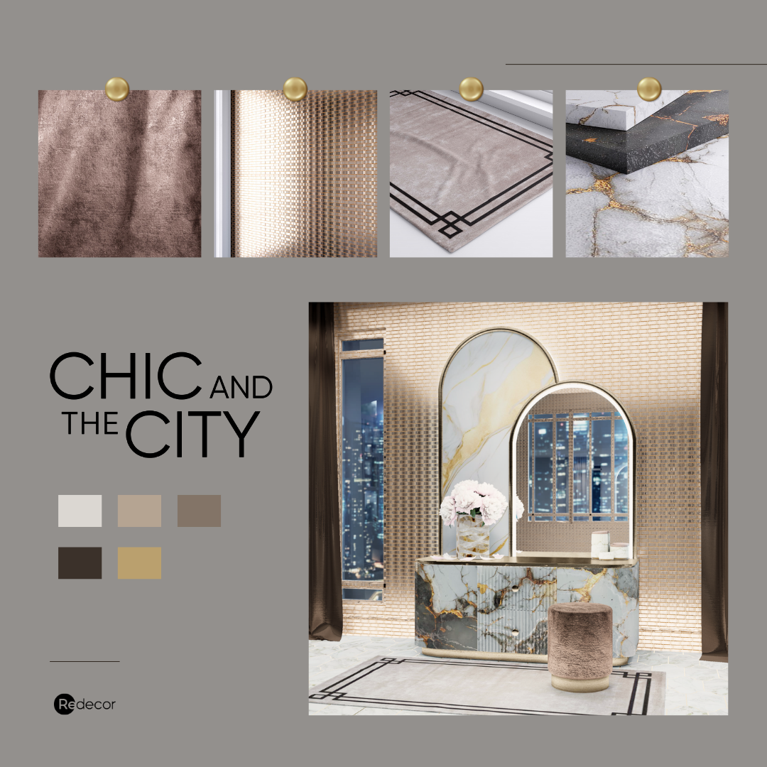 modern glam corner in redecor