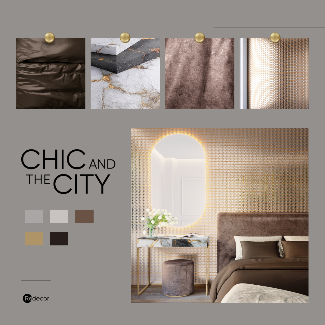 an example of a chic and the city room