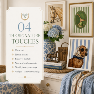 small details for country club chic