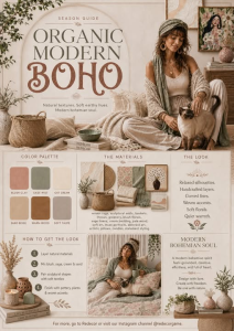 modern organic boho social guide