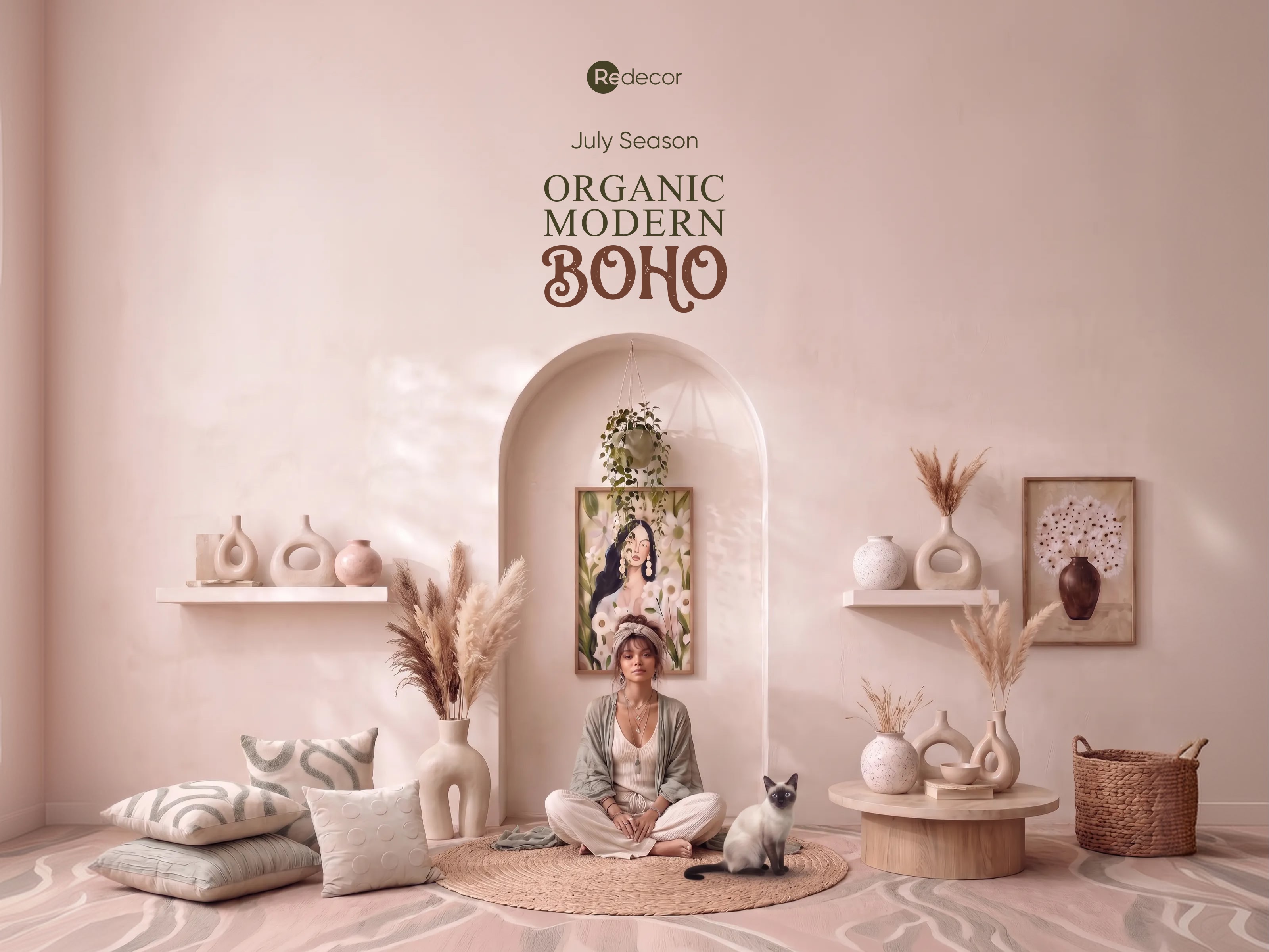 splash screen for the organic modern boho season